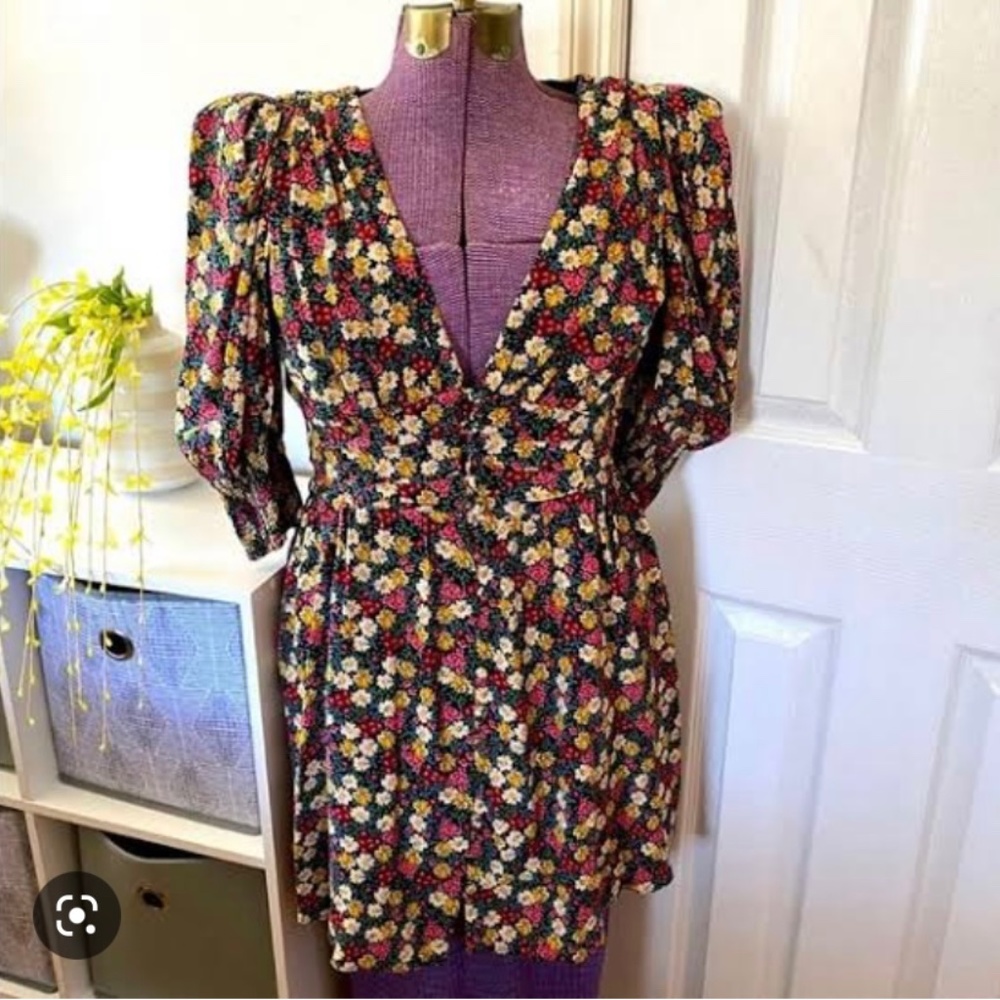 Zara floral dress